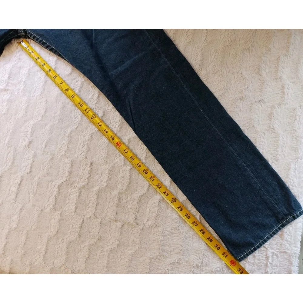 True Religion Skinny w/Flap Jeans Men's Size 38x32 Blue Dark Wash Denim